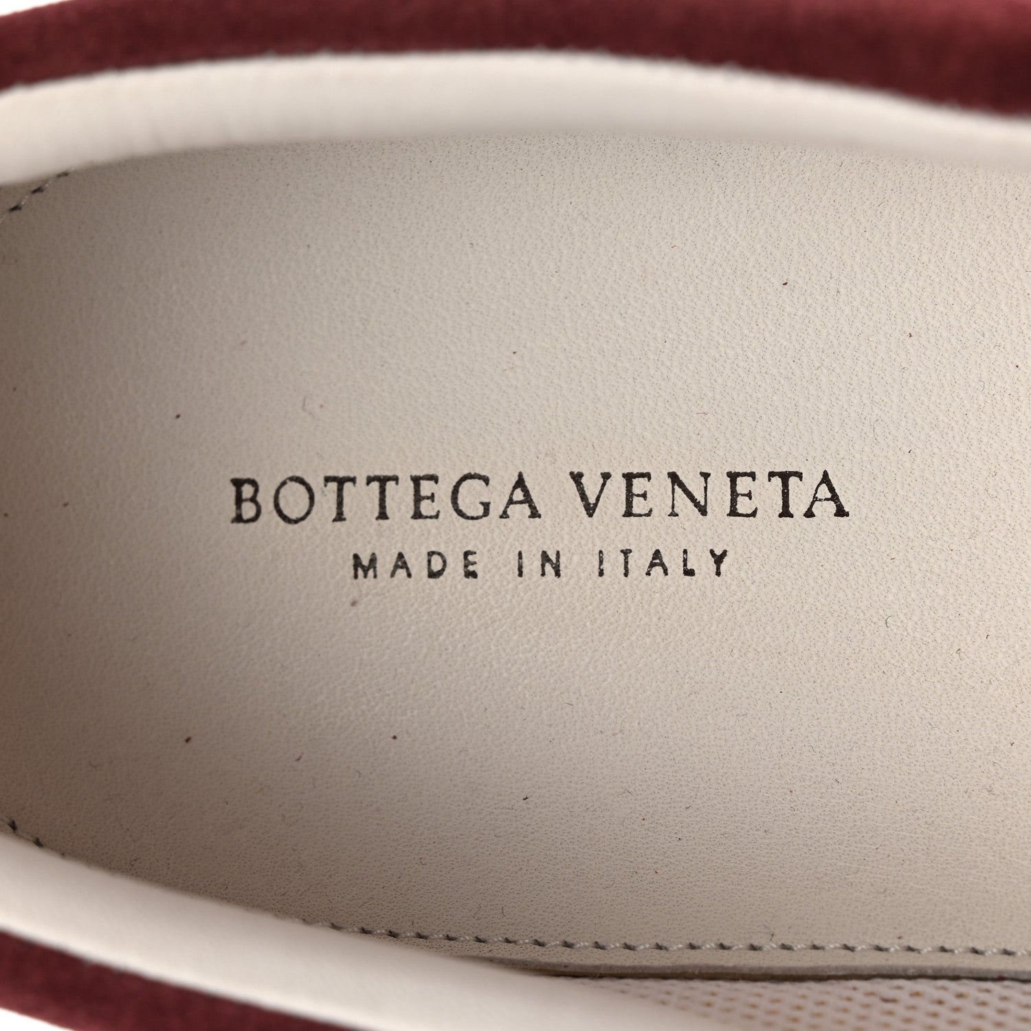 Bottega Veneta Nappa Intrecciato Suede Mens Dodger Slip On Sneakers 42 Burgundy 7 of 9