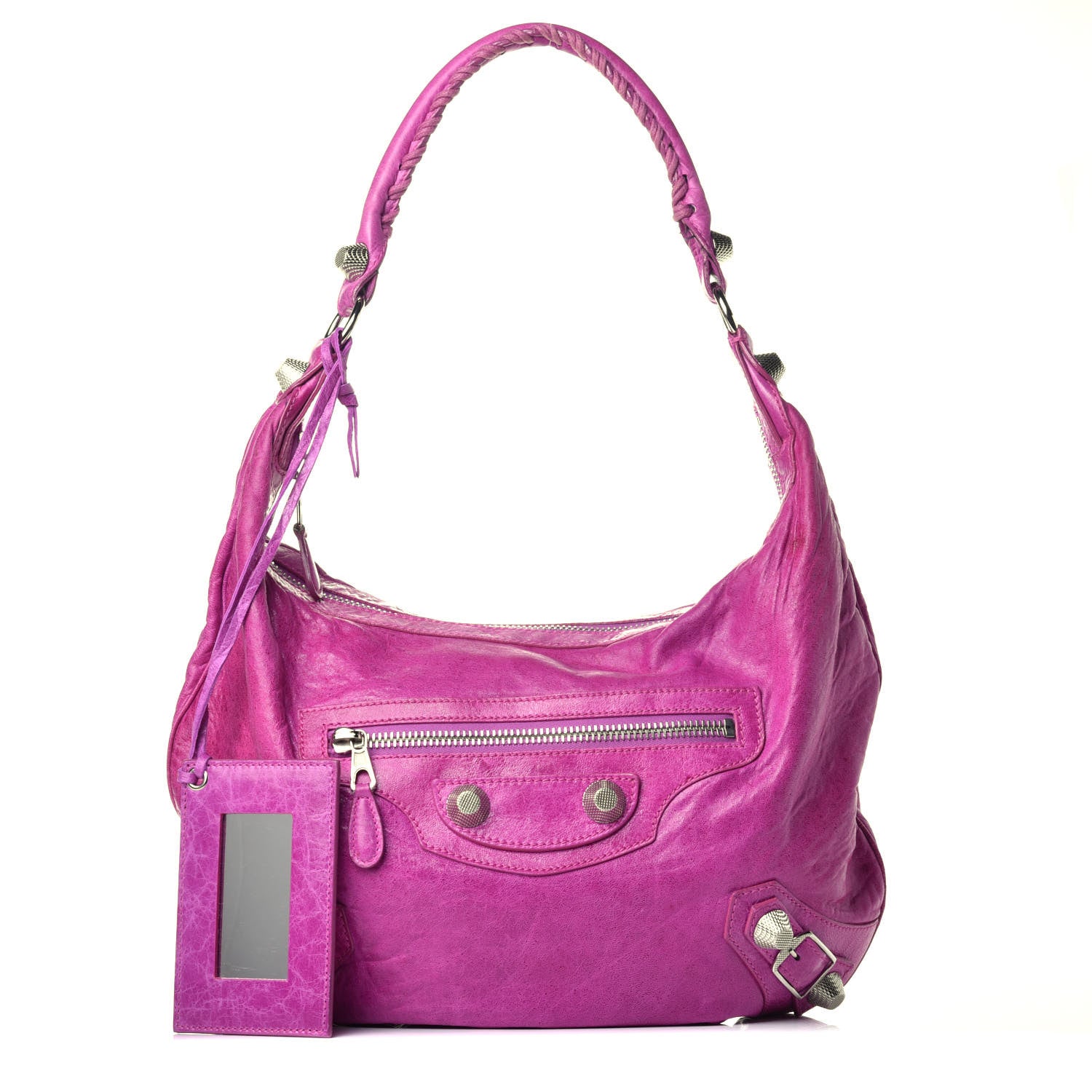 Balenciaga Agneau Giant 21 Silver Hardware Hobo Magenta 1 of 9