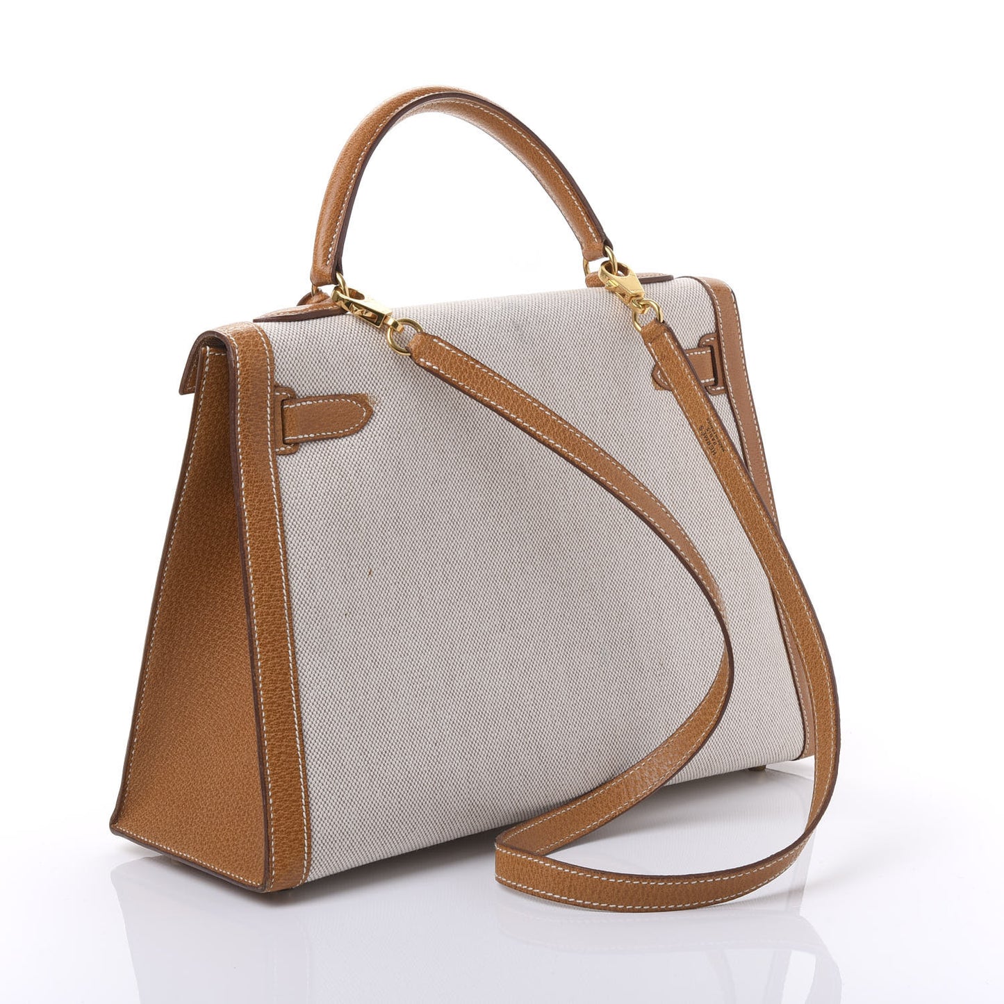 Peau Porc Toile Kelly Sellier 32 Gold