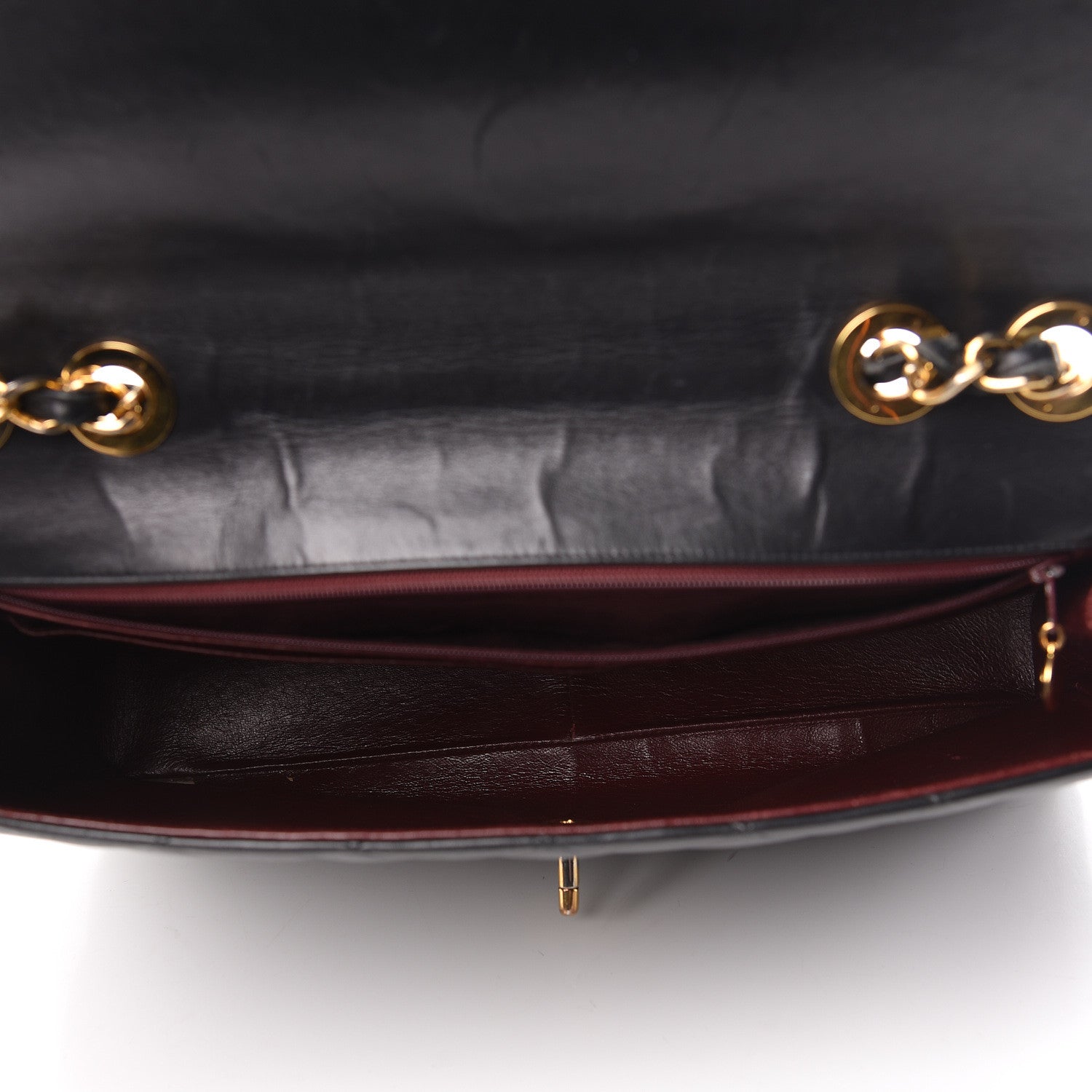 Chanel Lambskin Quilted XL Jumbo Single Flap Black 5 of 28