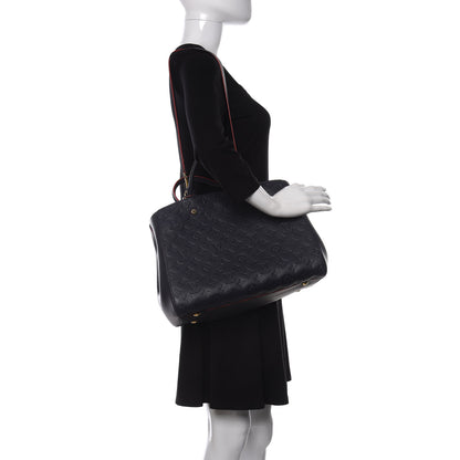 Louis Vuitton Empreinte Montaigne GM Marine Rouge 2 of 10