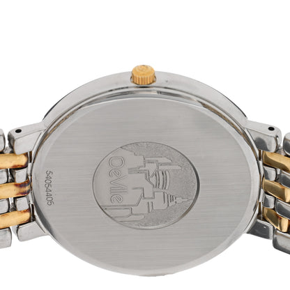 Omega Stainless Steel 18K Yellow Gold 32mm De Ville Quartz Watch Champagne 796.2379 4 of 4