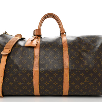 Louis Vuitton Monogram Keepall Bandouliere 55 7 of 18