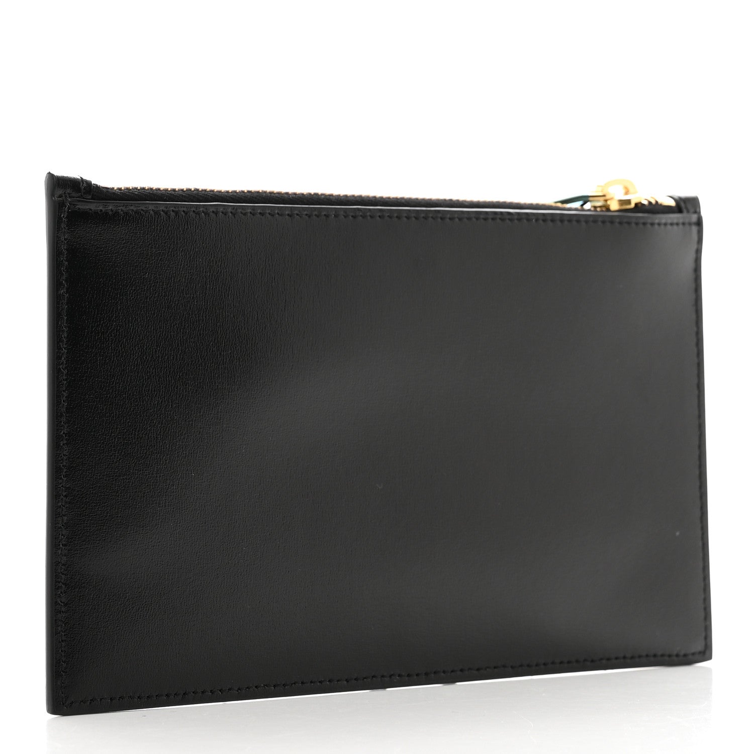 Saint Laurent Smooth Calfskin Zip Pouch Black 3 of 8