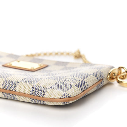 Louis Vuitton Damier Azur Pochette Milla MM 8 of 10