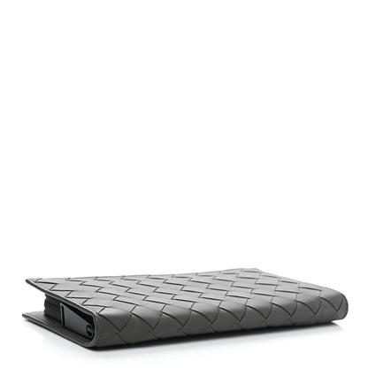 Bottega Veneta Nappa Intrecciato Zip Around Wallet Grey 4 of 7