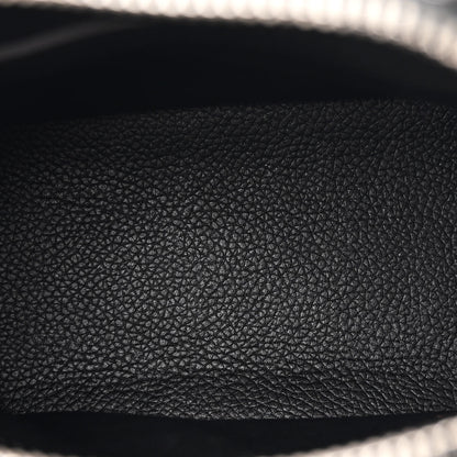 Balenciaga Grained Calfskin Graffiti Print Logo XXS Ville Top Handle Bag Black Silver 5 of 11