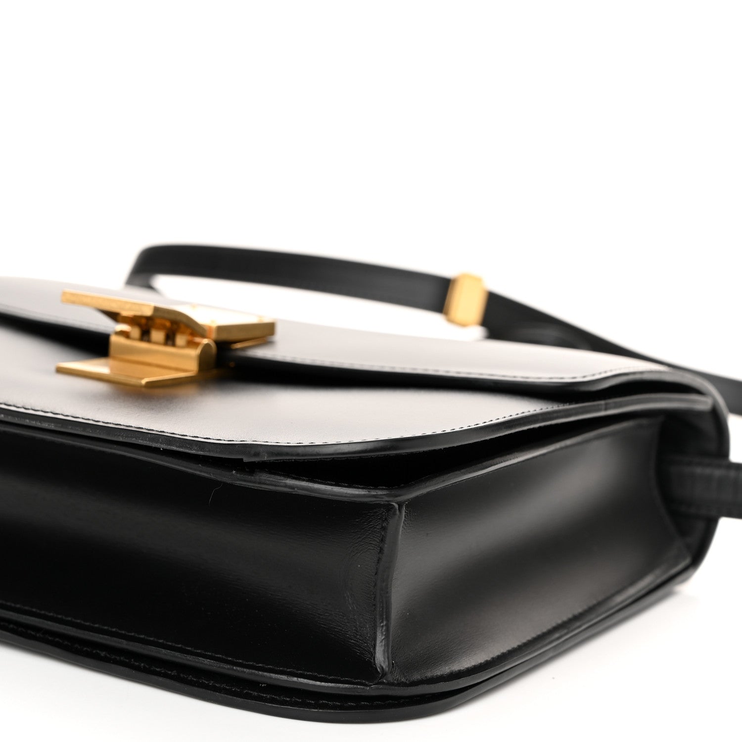 Celine Liege Calfskin Medium Classic Box Flap Bag Black 9 of 9