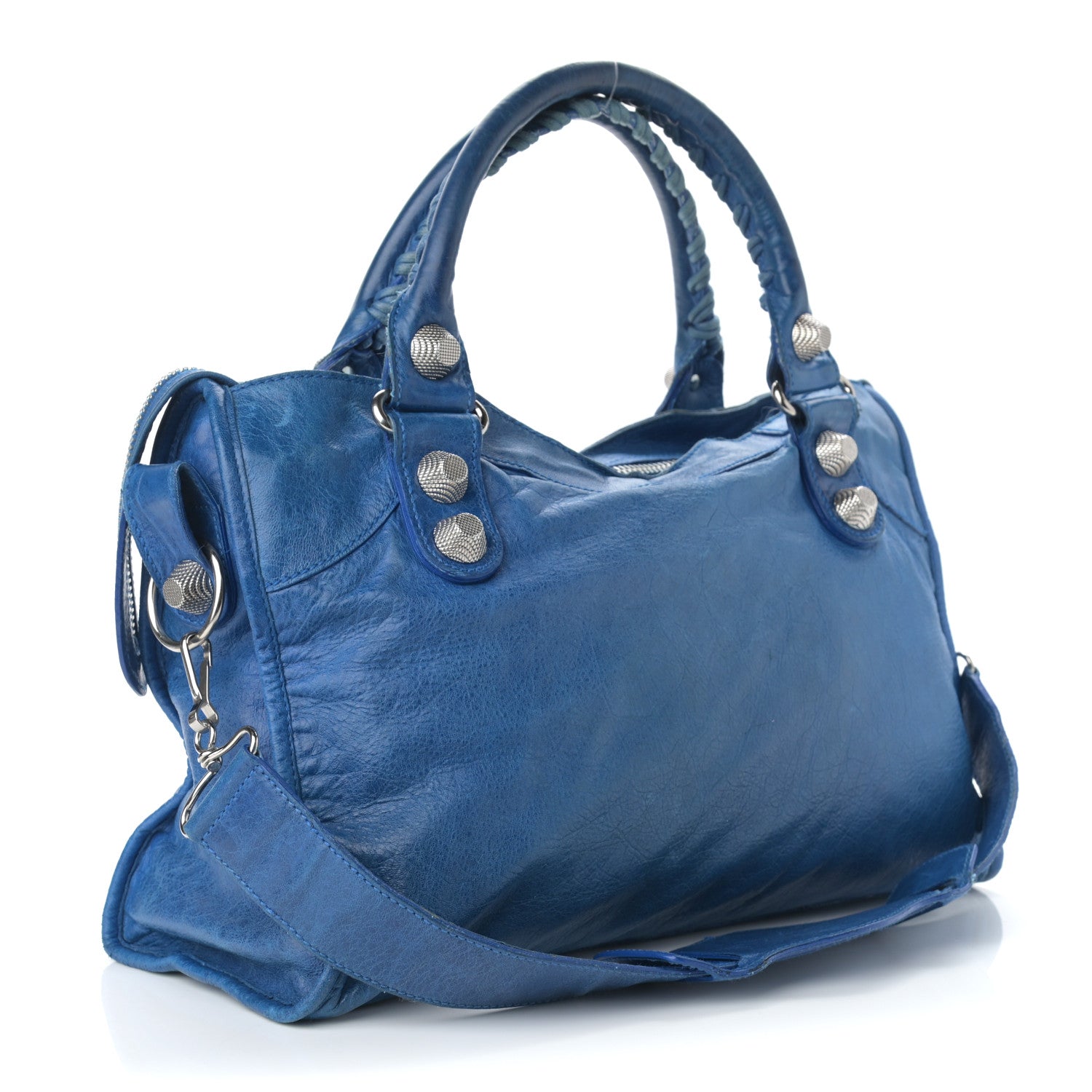 Balenciaga Agneau Giant 12 Silver Hardware City French Blue 2 of 10
