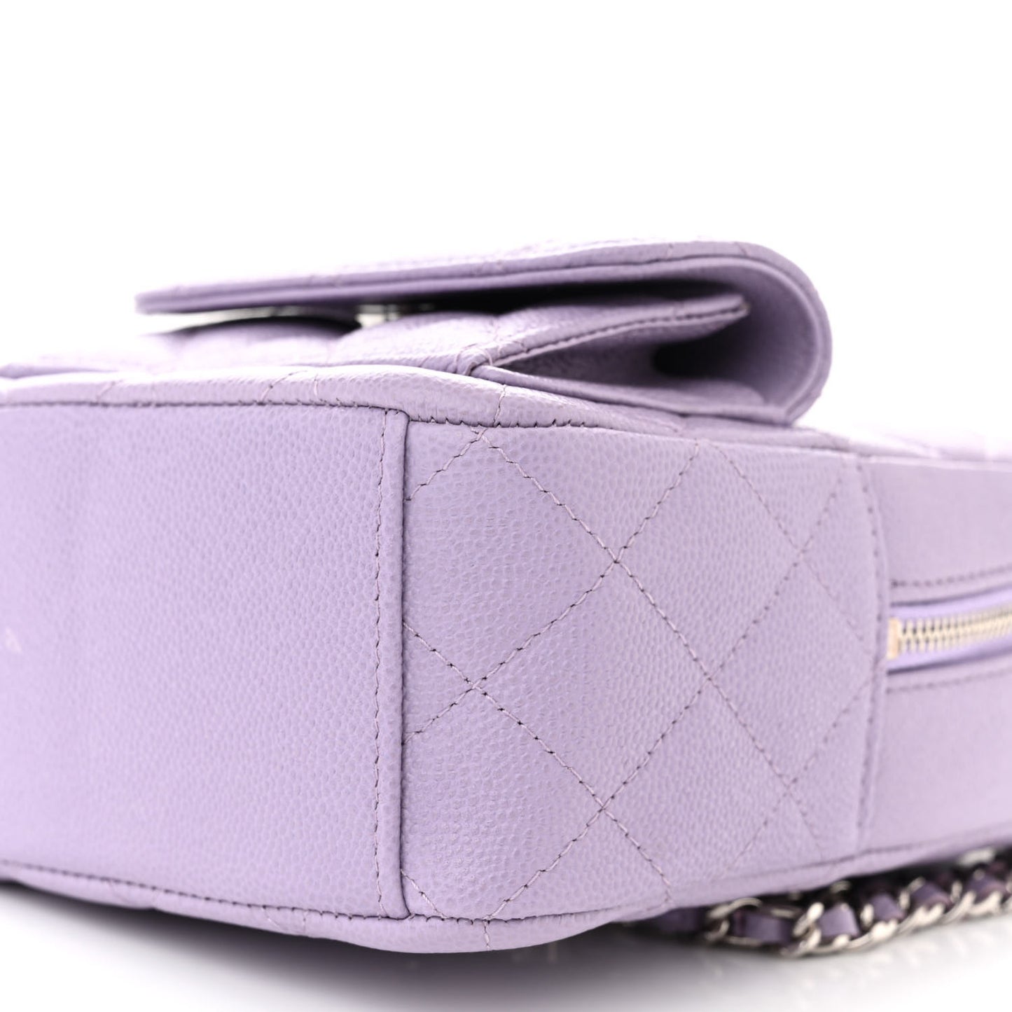 Caviar Quilted CC Mini Classic Backpack Lilac