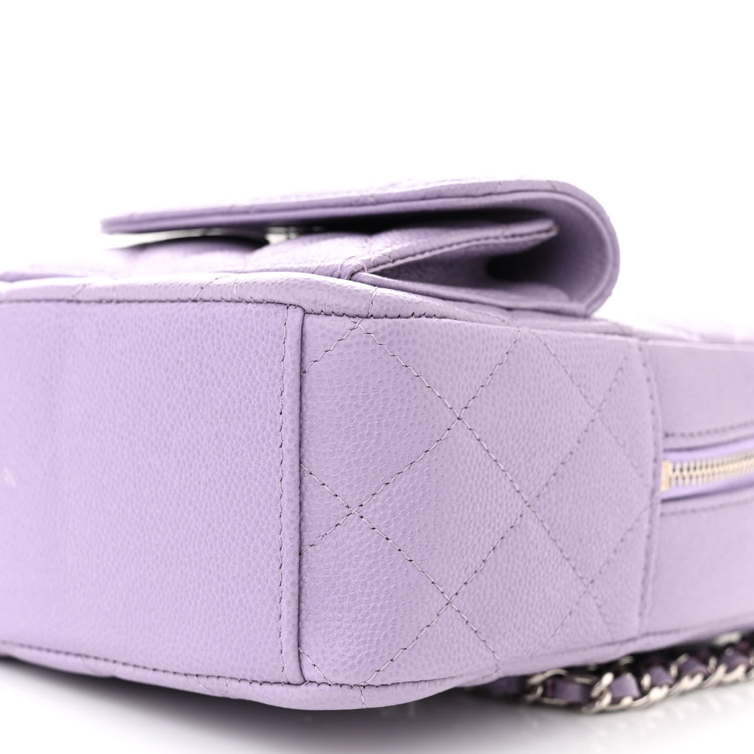 Chanel Caviar Quilted CC Mini Classic Backpack Lilac 11 of 12