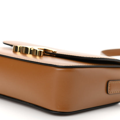 Celine Shiny Calfskin Nano Triomphe Tan 10 of 10