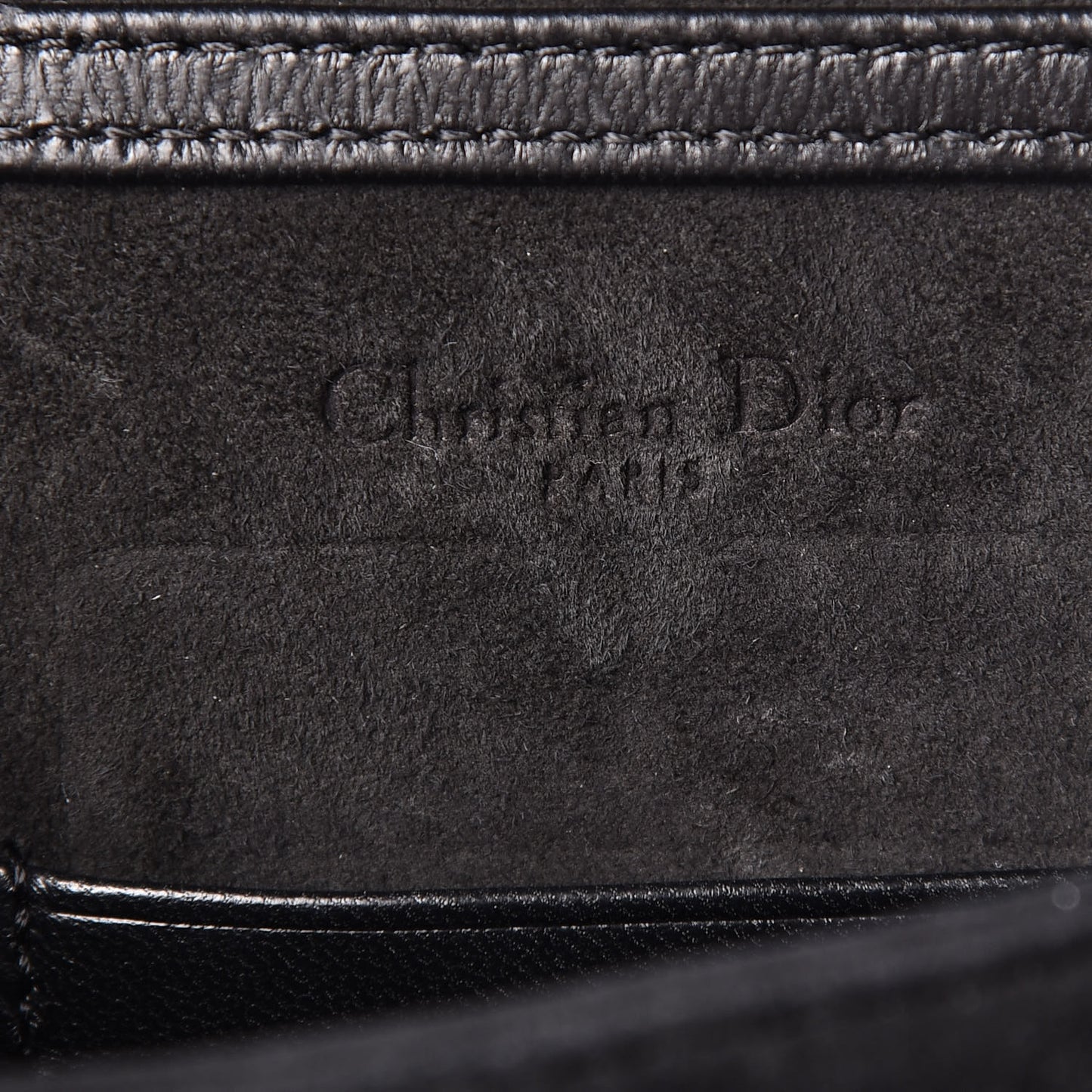 Lambskin Studded Vertical Diorama Black