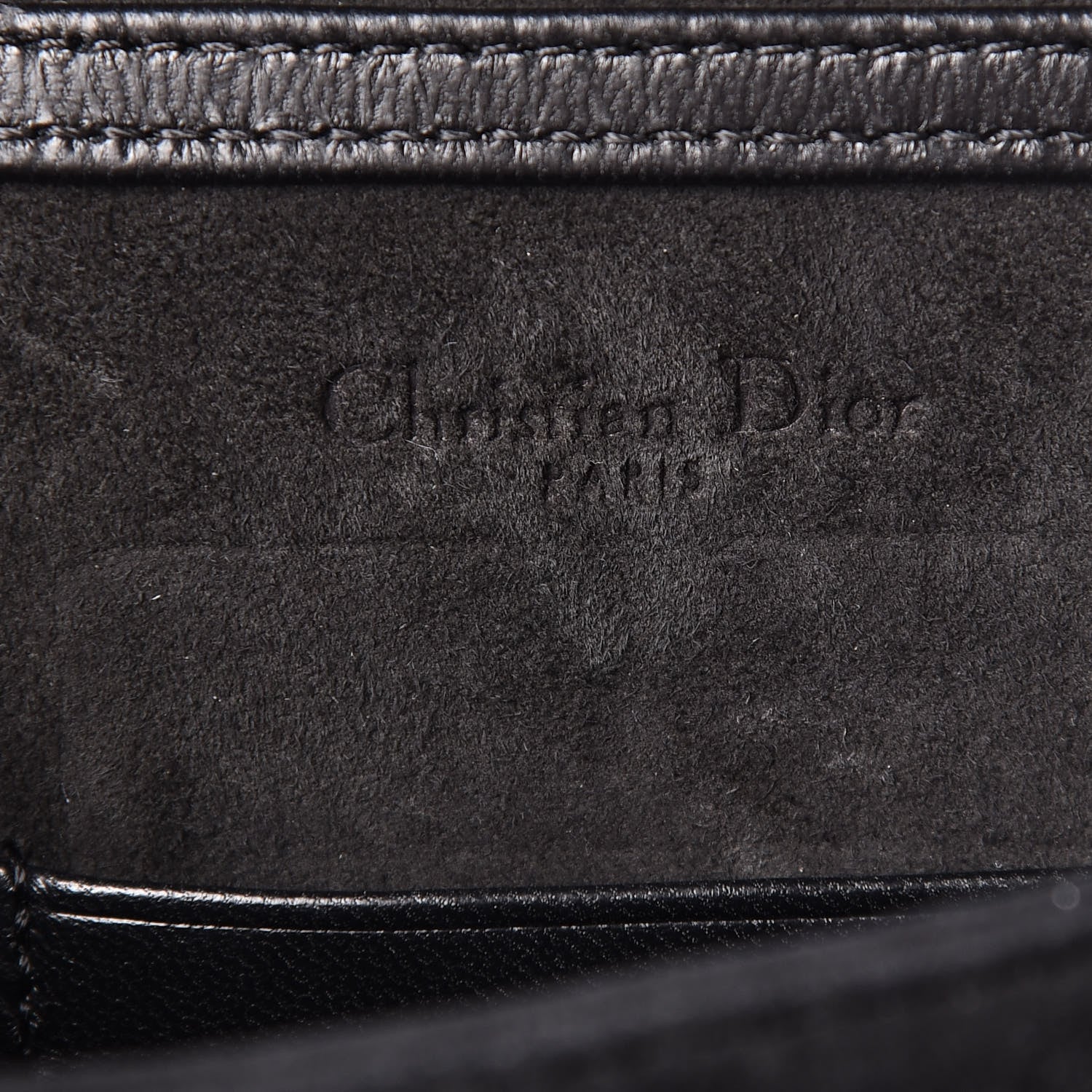 Christian Dior Lambskin Studded Vertical Diorama Black 8 of 10