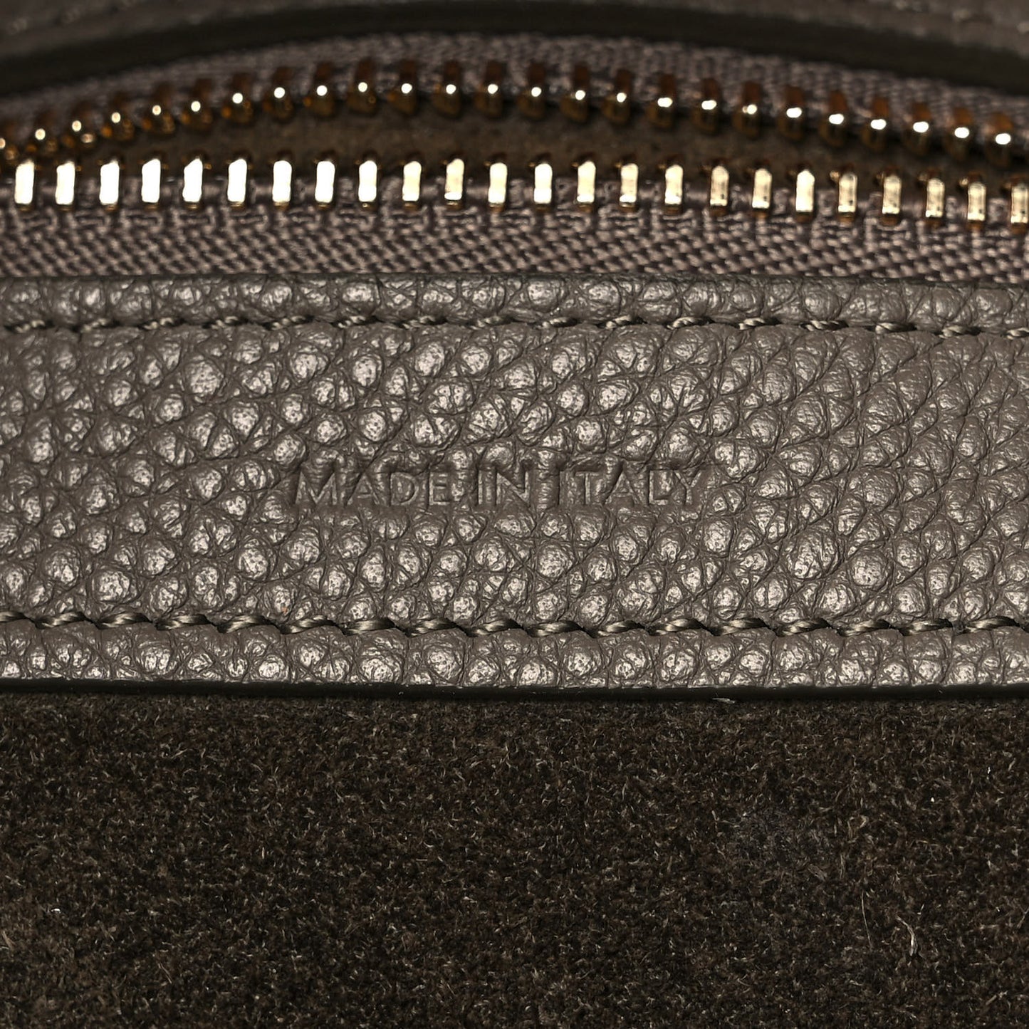 Soft Grained Calfskin Small Belt Cabas Phantom Taupe