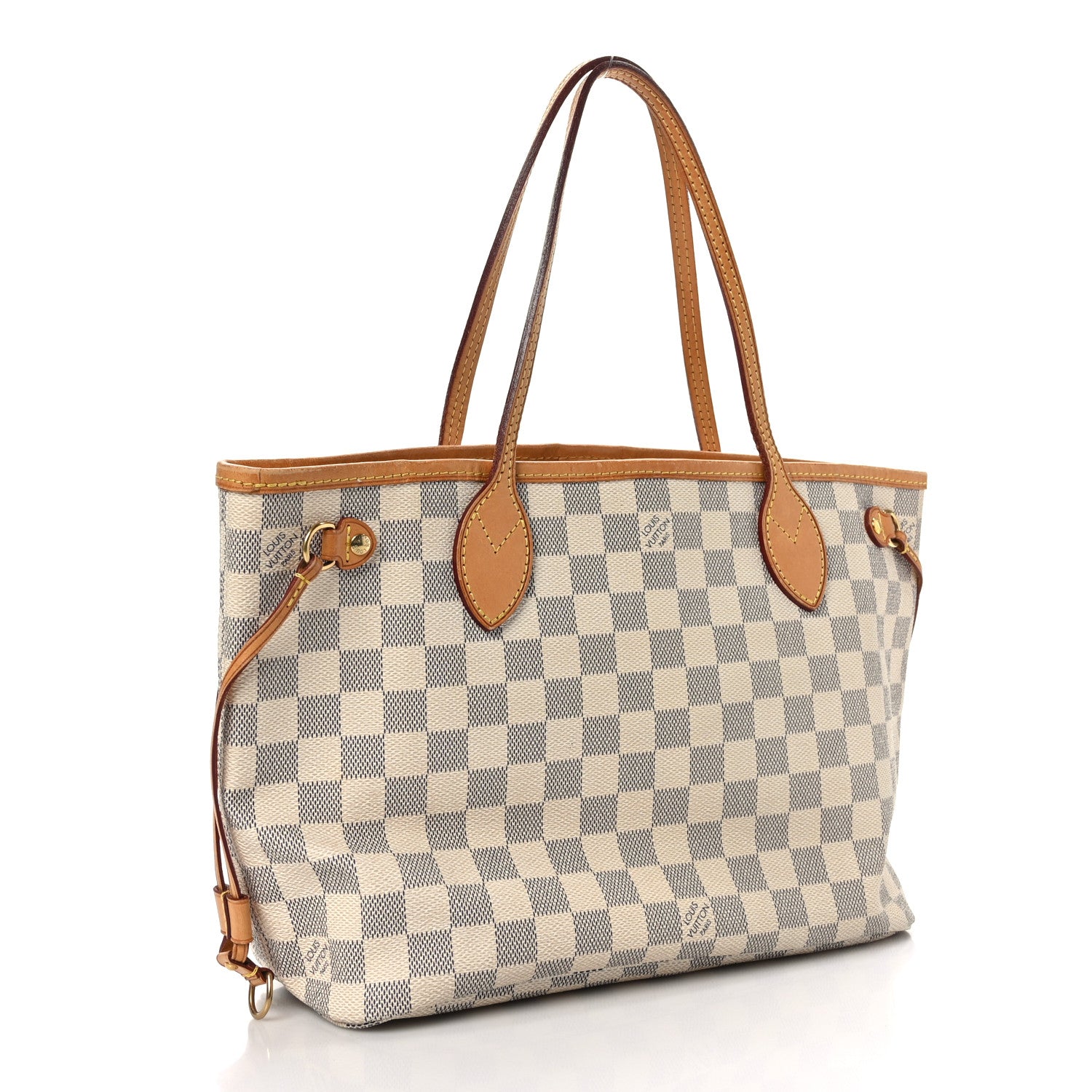 Louis Vuitton Damier Azur Neverfull PM 3 of 9