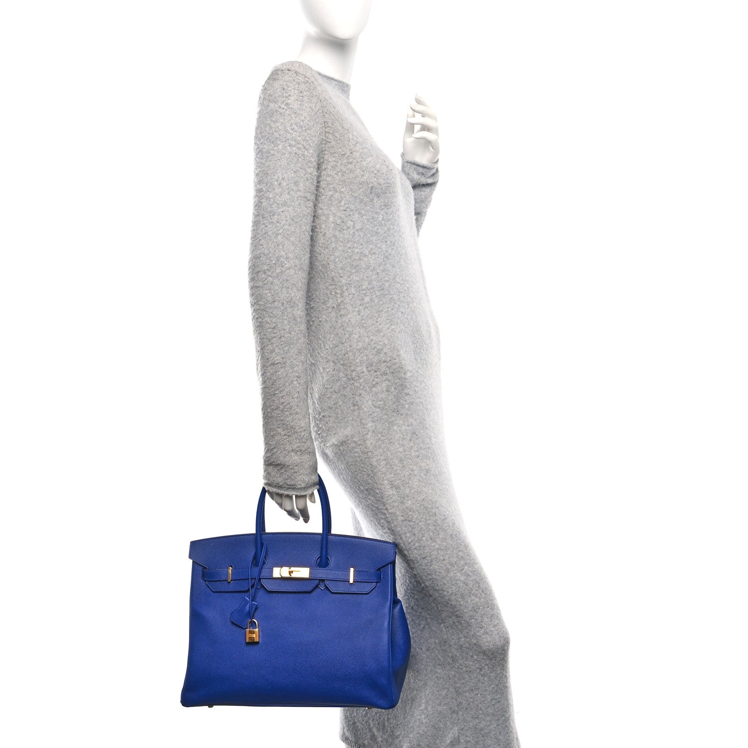 Hermes Epsom Birkin 35 Bleu Electrique 2 of 10