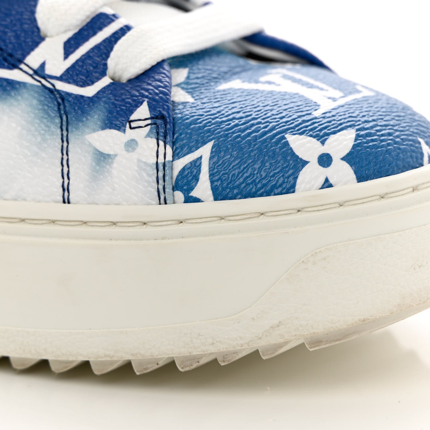 Louis Vuitton Monogram Escale Time Out Sneakers 39 Blue 9 of 16