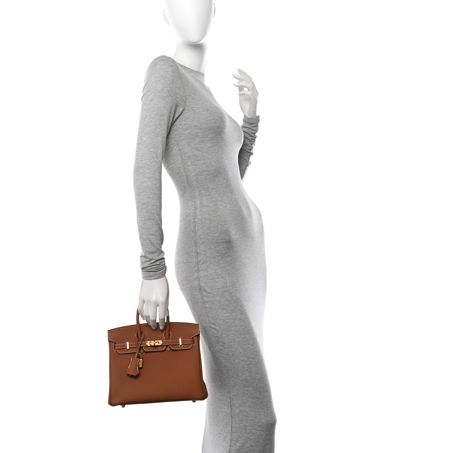Hermes Togo Birkin 25 Gold 2 of 11