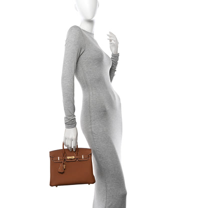 Hermes Togo Birkin 25 Gold 2 of 11