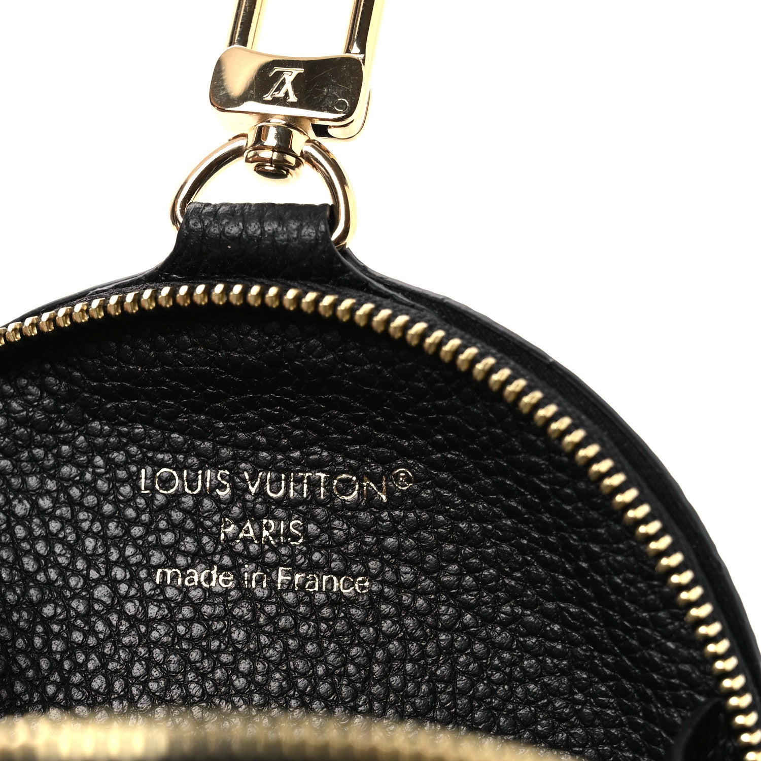 Louis Vuitton Empreinte Monogram Giant Round Coin Purse Black Beige 6 of 6