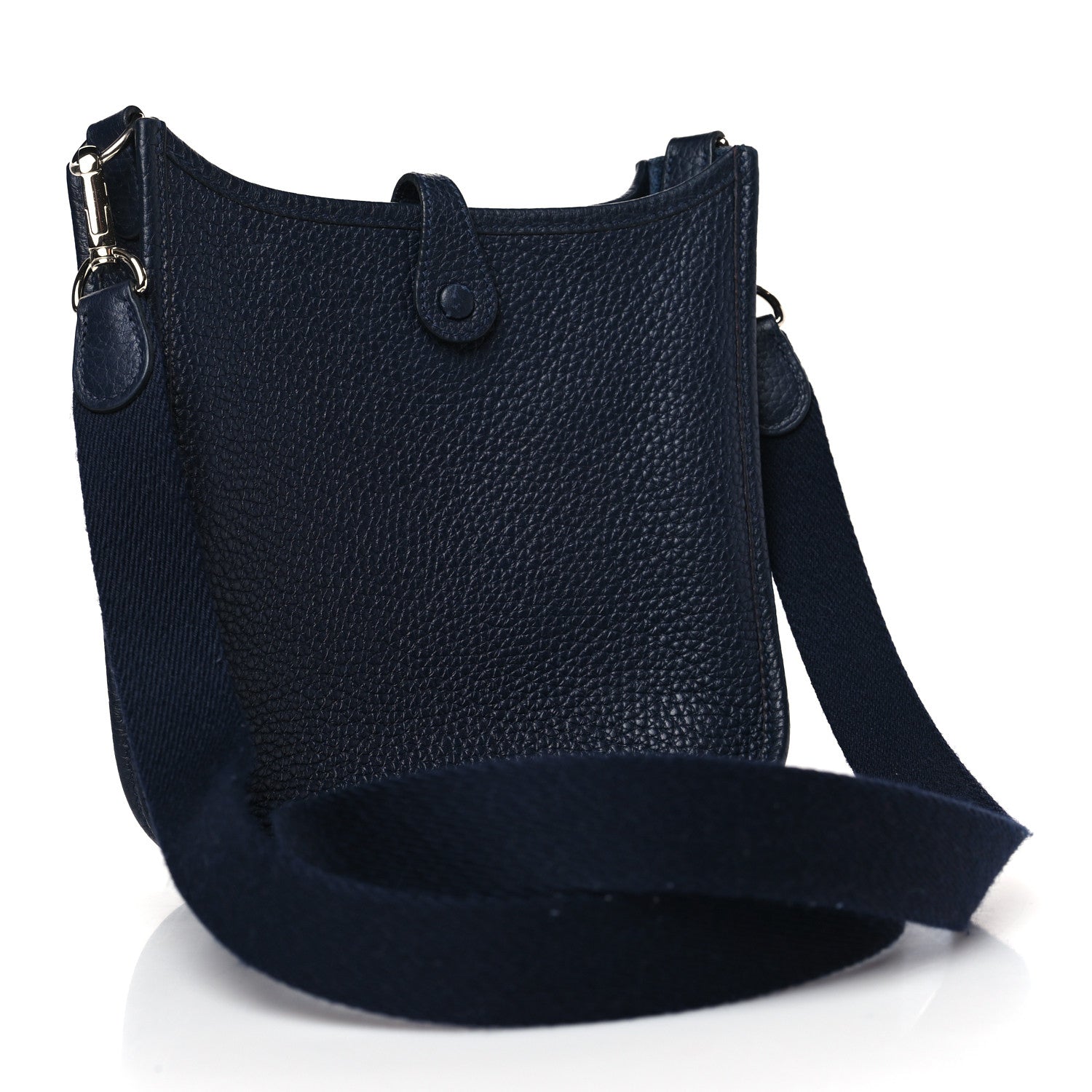 Hermes Taurillon Clemence Evelyne TPM Bleu Nuit 4 of 12