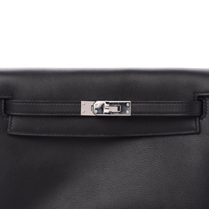 Hermes Evercolor Kelly Danse II Belt Bag Black Black 12 of 13