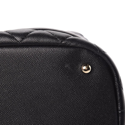 Chanel Caviar Quilted Large Rolled Up Bucket Drawstring Bag Black 12 of 13