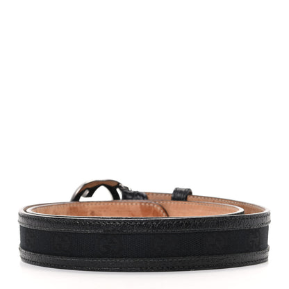 Gucci Monogram Interlocking G Belt 80 32 Black 2 of 6