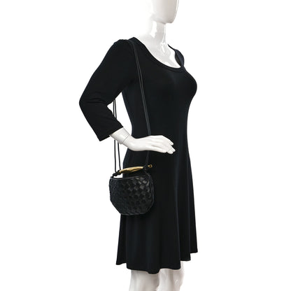 Bottega Veneta Nappa Intrecciato Mini Sardine Bag Black 2 of 11