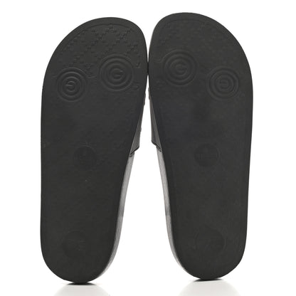 Gucci Rubber Womens Logo Slide Sandals 40 Black 5 of 9