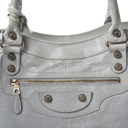 Balenciaga Agneau Giant 12 Rose Gold Hardware Part Time Gris Ciment 9 of 9