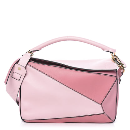Loewe Calfskin Medium Puzzle Bag Soft Pink 1 of 10