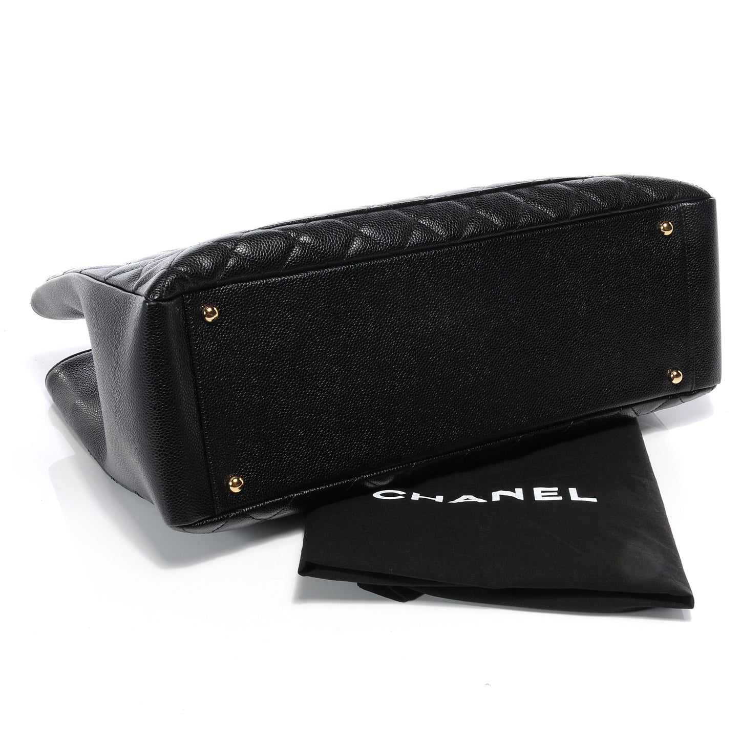 Caviar XL Grand Shopping Tote GST Black