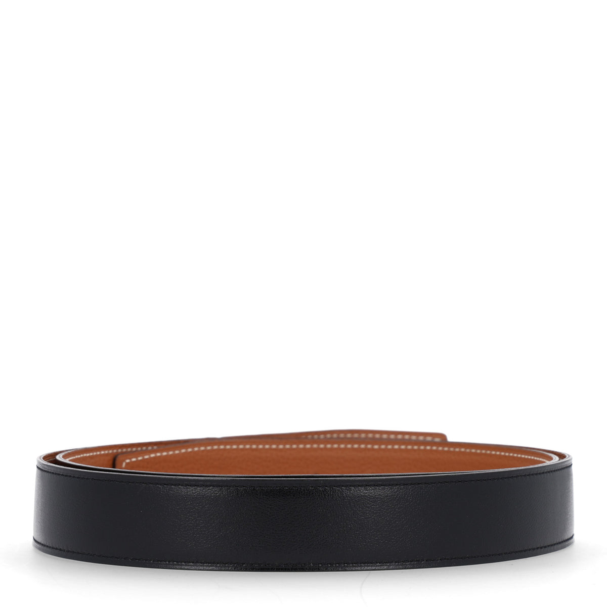 Hermes Box Togo 32mm Belt Strap 120 48 Black Gold 2 of 5