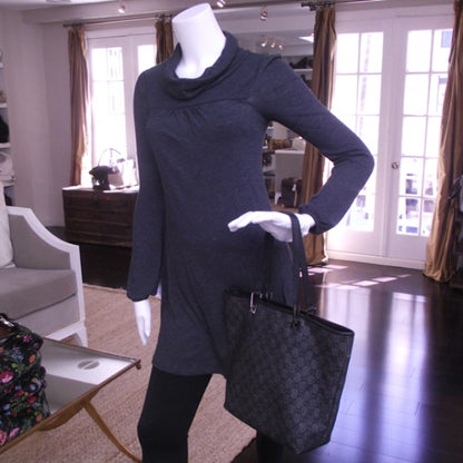 Gucci Denim Monogram Eclipse Bucket Tote 2 of 12