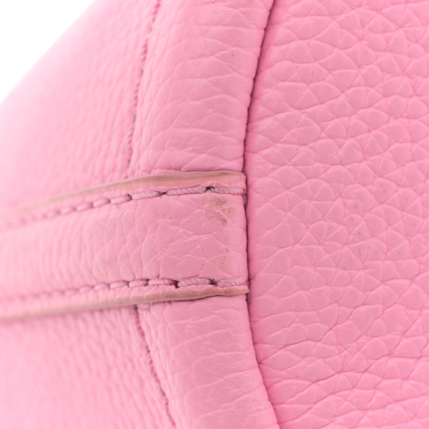 Marc Jacobs Grained Calfskin The Mini Bucket Bag Fluro Candy Pink 13 of 14