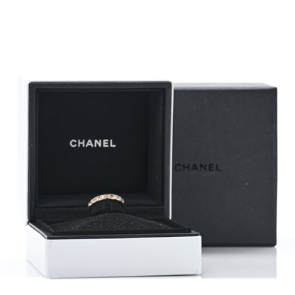 Chanel 18K Beige Gold Diamond Mini Coco Crush Ring 51 5.75 5 of 5