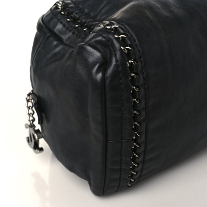 Chanel Goatskin Medium Luxe Ligne Bowler Black 6 of 9