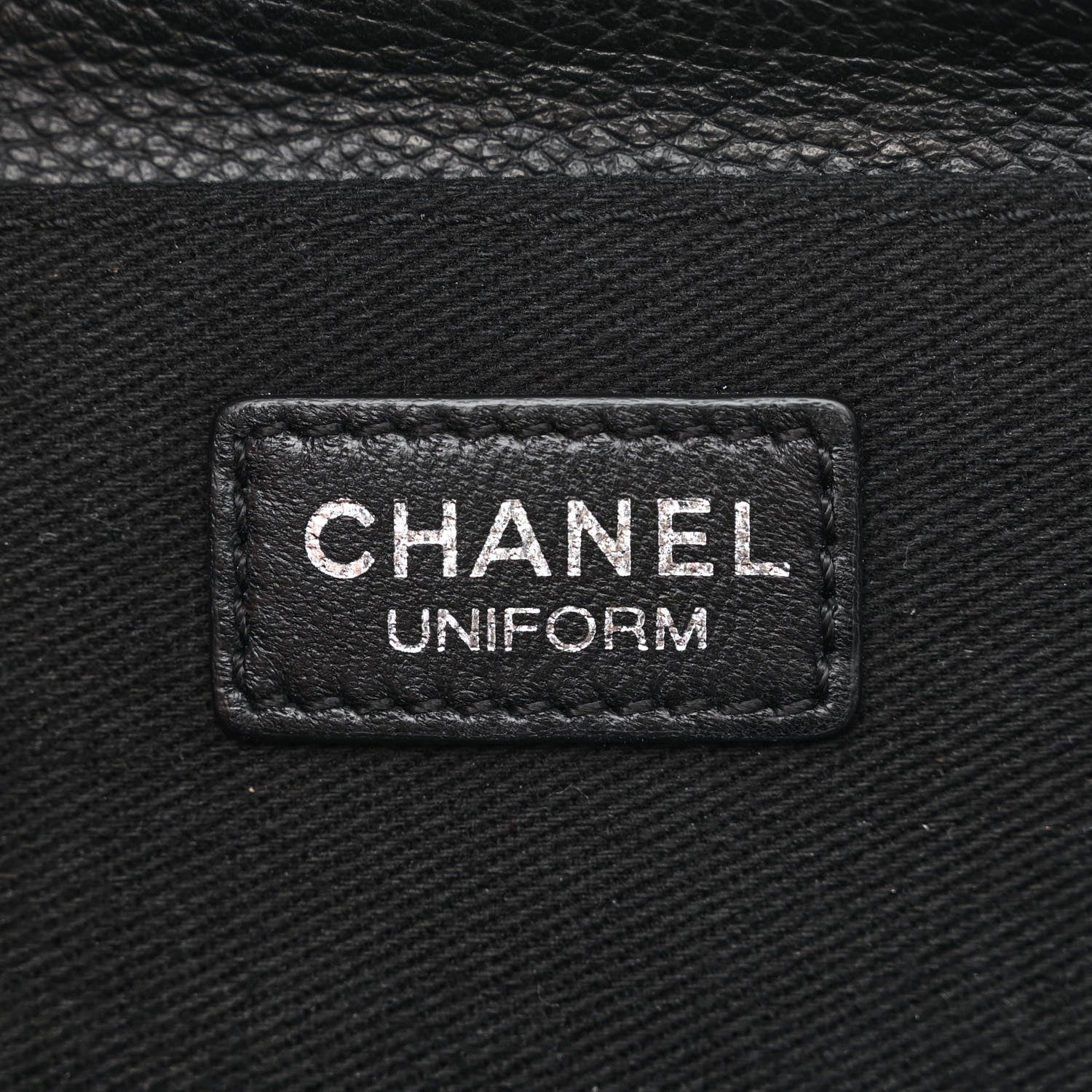 Chanel Grained Calfskin Quilted 2.55 Reissue Flap Belt Bag Clutch Black 8 of 14