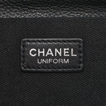 Chanel Grained Calfskin Quilted 2.55 Reissue Flap Belt Bag Clutch Black 8 of 14