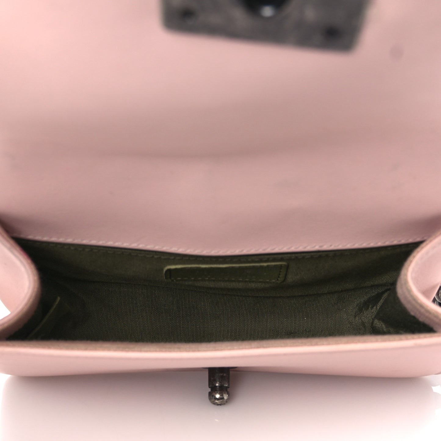 Lambskin Quilted Small Boy Flap Light Pink