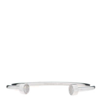 Tiffany Sterling Silver Return to Tiffany Narrow Circle Edge Cuff Bracelet 1 of 5
