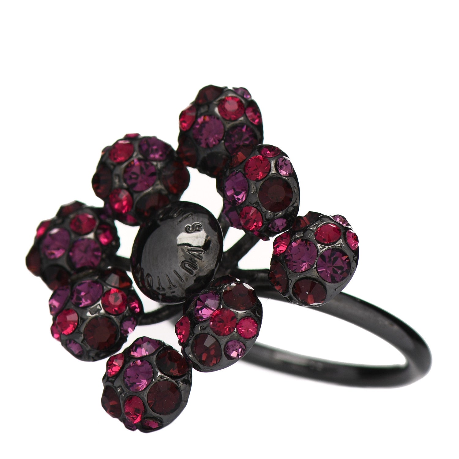 Louis Vuitton Swarovski Crystal 1001 Nuits Ring 6.25 1 of 4