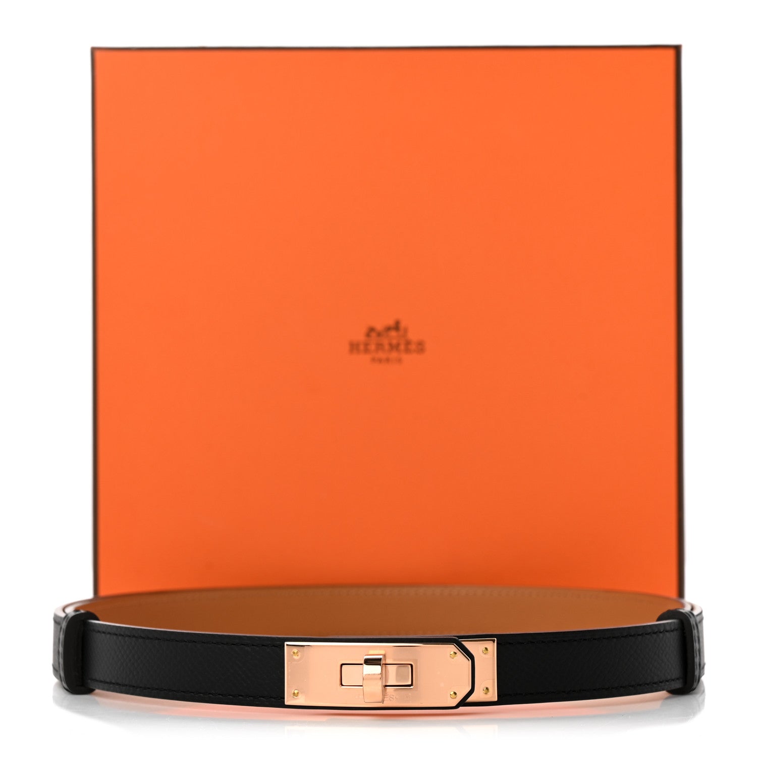 Hermes Epsom Kelly Belt Black 5 of 5