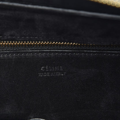 Celine Bullhide Calfskin Medium Ring Bag Black 6 of 9