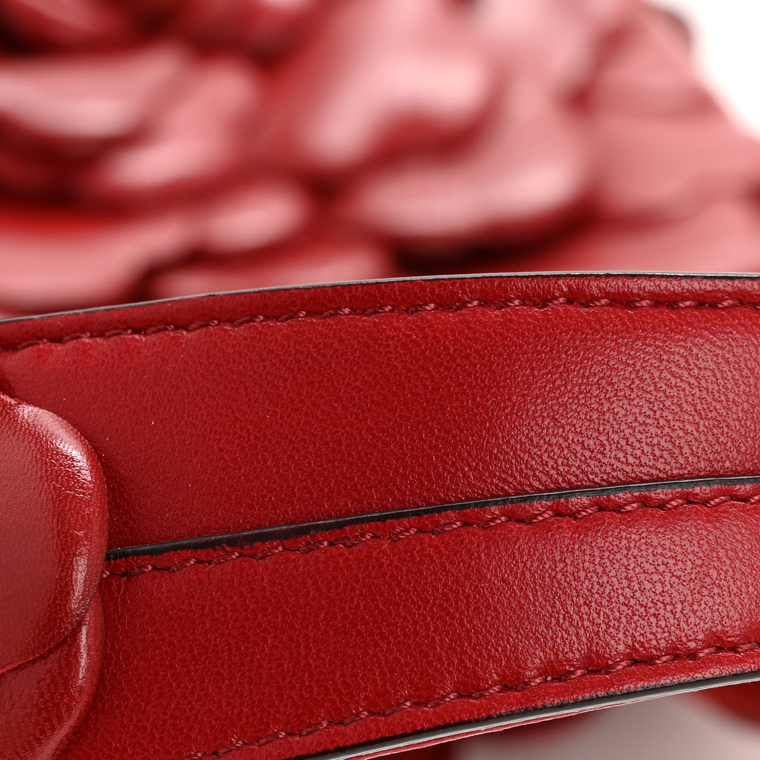 Valentino Garavani Nappa Atelier 03 Rose Edition Small Hobo Rosso Valentino 12 of 13