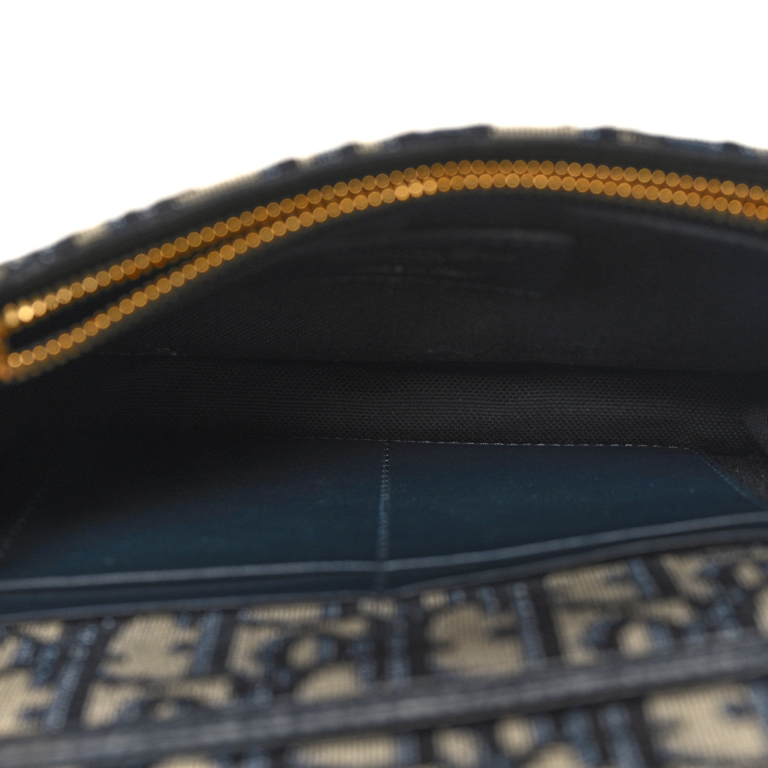 Christian Dior Oblique Montaigne 2-In-1 Pouch Blue 5 of 10