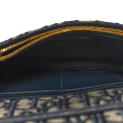 Christian Dior Oblique Montaigne 2-In-1 Pouch Blue 5 of 10