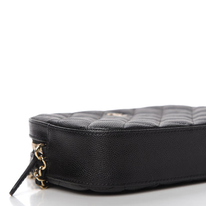 Chanel Caviar Quilted Vanity With Chain Black 6 of 12
